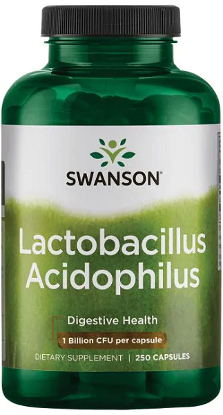 Lactobacillus Acidophilus - 250 capsules - front 2