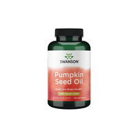 Thumbnail for Swanson Pumpkin Seed Oil 1000 mg, 100 Softgels—dietary supplement for heart, brain, and prostate support.