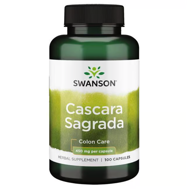 Cascara Sagrada 450 mg 100 Capsules