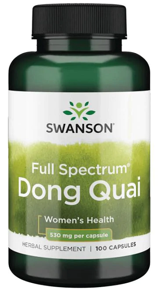 Swanson dong quai - 530 mg 100 capsules women's health capsules.