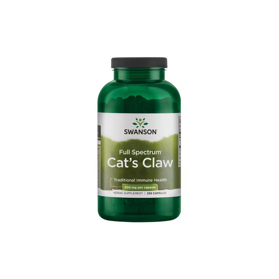 Unha de Gato 500 mg 250 Cápsulas