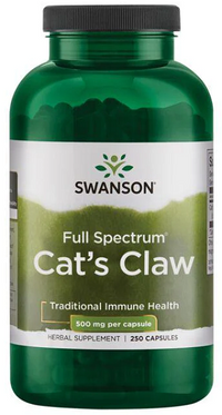 Thumbnail for Swanson Cats Claw - 500 mg 250 capsules.