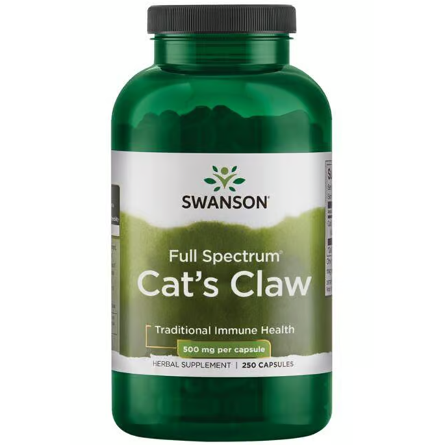 Cat's Claw 500 mg 250 Capsules