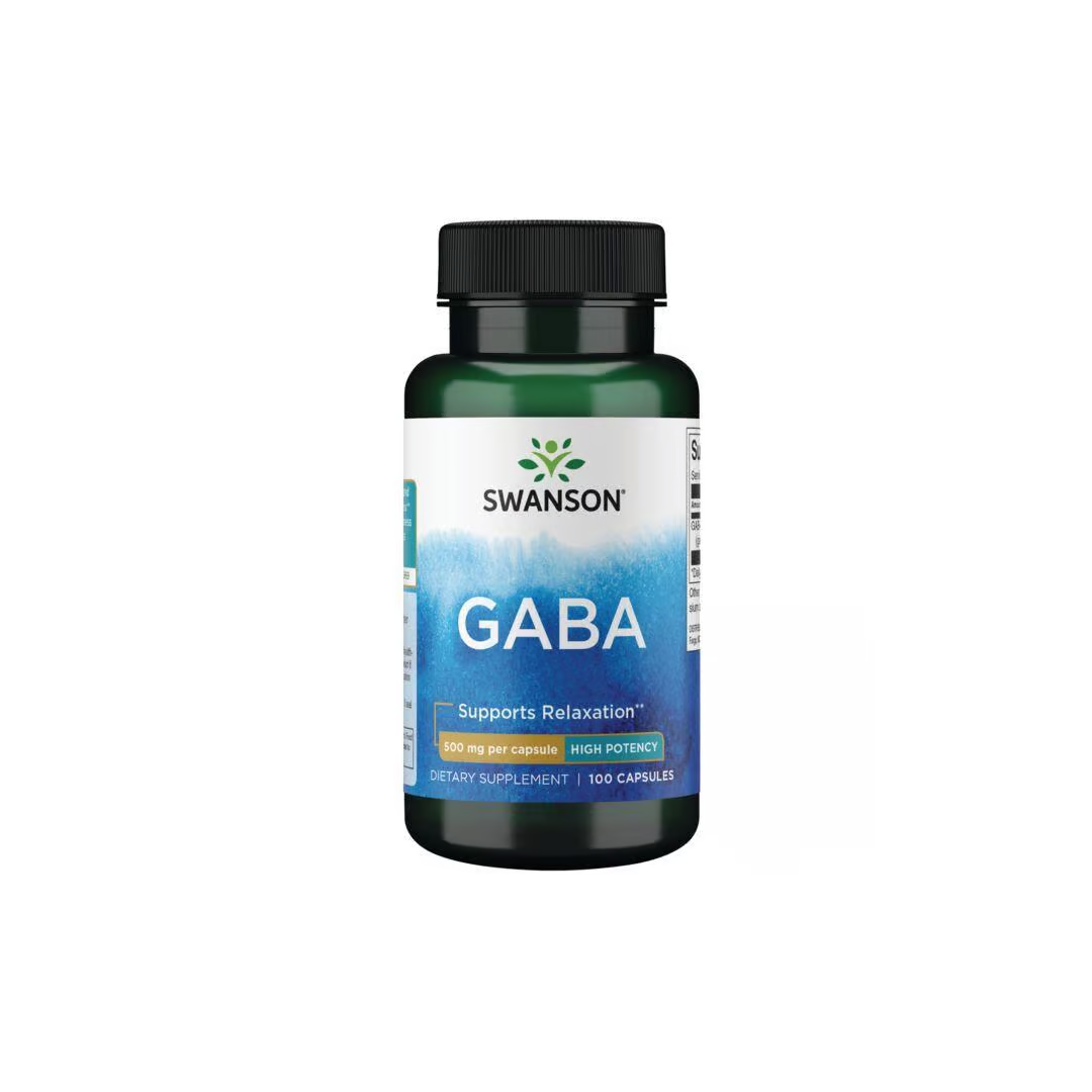 GABA 500 mg 100 Capsules