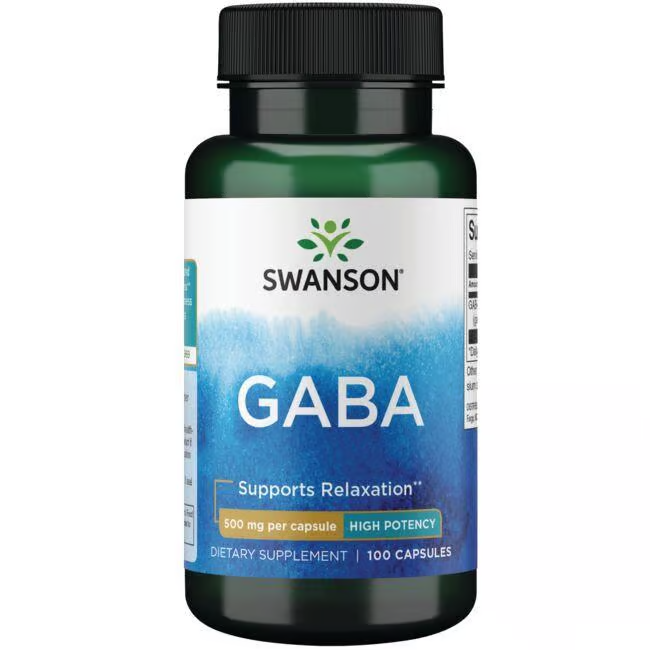 GABA 500 mg 100 Cápsulas