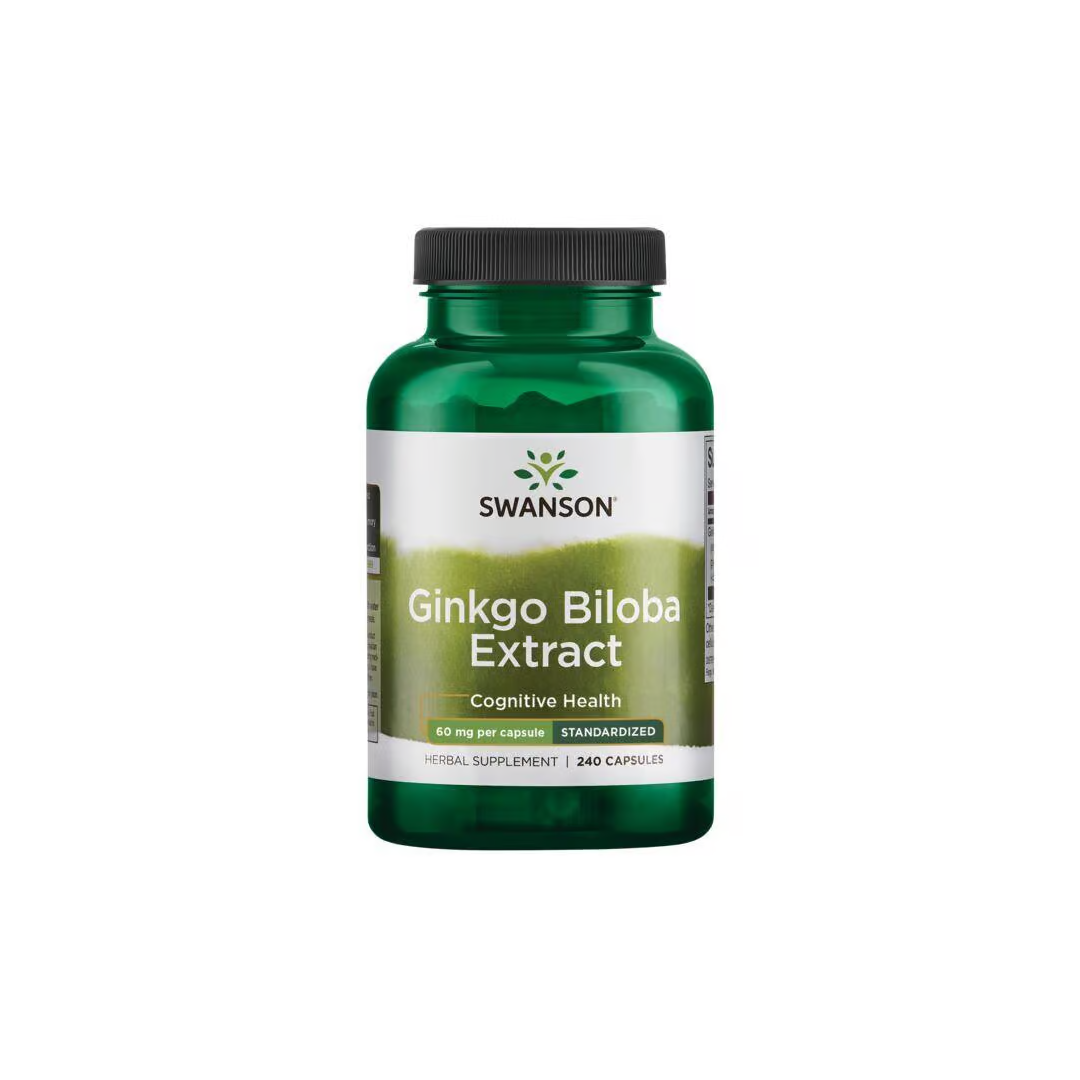 Extrato de Ginkgo Biloba 24% 60 mg 240 cápsulas