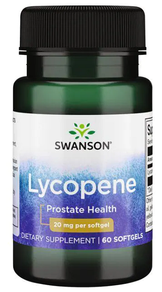 Swanson Lycopene 20 mg 60 sgels capsules.