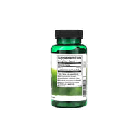 Thumbnail for A green bottle with a black cap containing Swanson's Bilberry Fruit 470 mg supplement in 100 capsules. The label highlights key ingredients, including bilberry, known for its antioxidants that support heart health. Serving size and other information are also displayed.