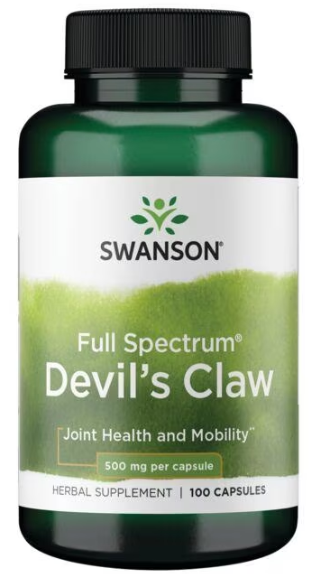 Swanson Devils Claw - 500 mg 100 capsules.