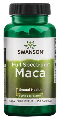 Thumbnail for Swanson Maca - 500 mg 100 capsules.