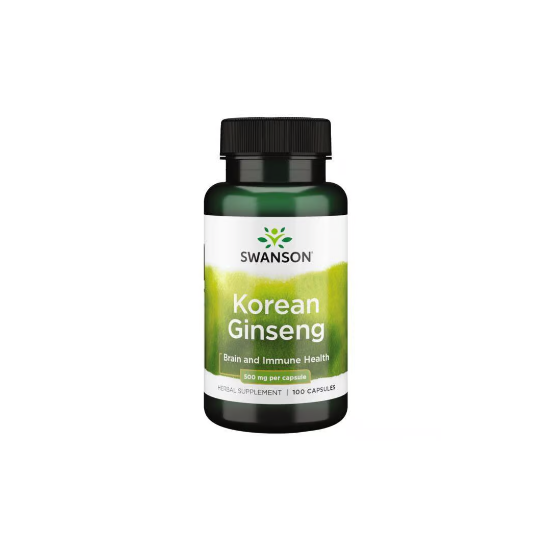 Ginseng Coreano 500 mg 100 Cápsulas