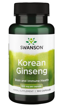 Thumbnail for Korean Ginseng - 500 mg 100 capsules - front 2