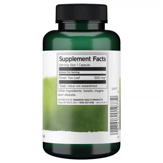 Groene Thee 500 mg 100 Capsules