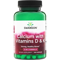 Thumbnail for Calcium with Vitamins D & K 100 Capsules