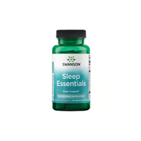 Thumbnail for Achieve restful nights with Swanson's Sleep Essentials. This product, featuring 60 veggie capsules, is expertly crafted with melatonin and GABA for exceptional sleep support.