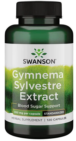 Swanson Gymnema Sylvestre Extract - 300 mg 120 capsules.