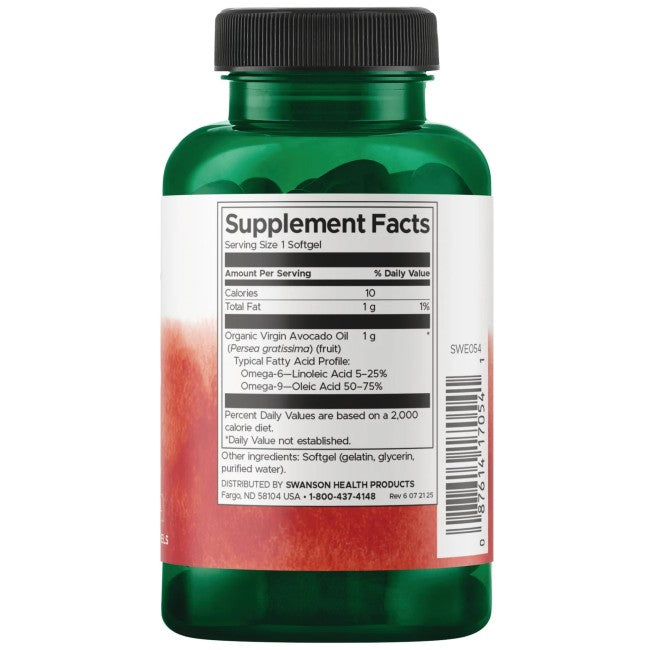 Avocado Oil 1000 mg 60 Softgels
