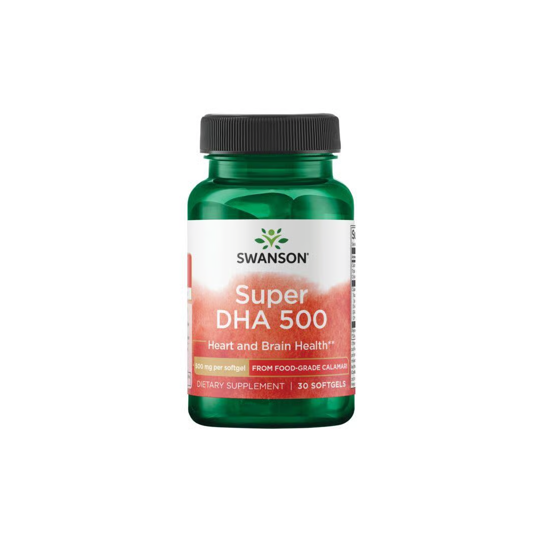 Super DHA 500 from Food-Grade Calamari - 30 softgels