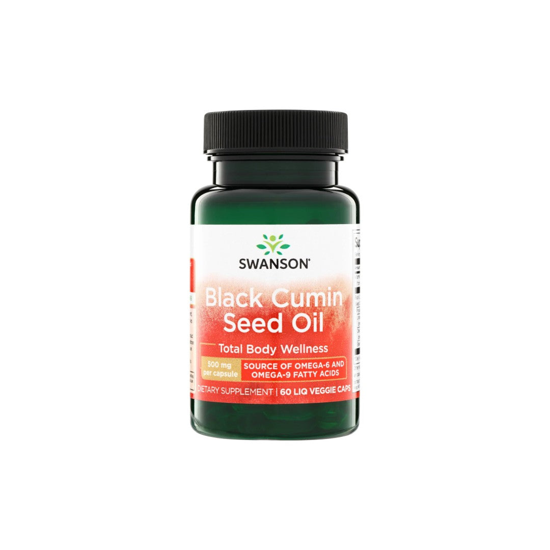 Black Cumin Seed Oil 500 mg 60 Liquid Veggie Capsules