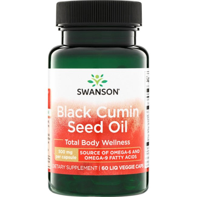 Black Cumin Seed Oil 500 mg 60 Liquid Veggie Capsules
