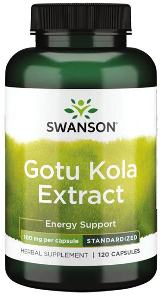 Swanson Gotu Kola Extract - 100 mg 120 capsules.