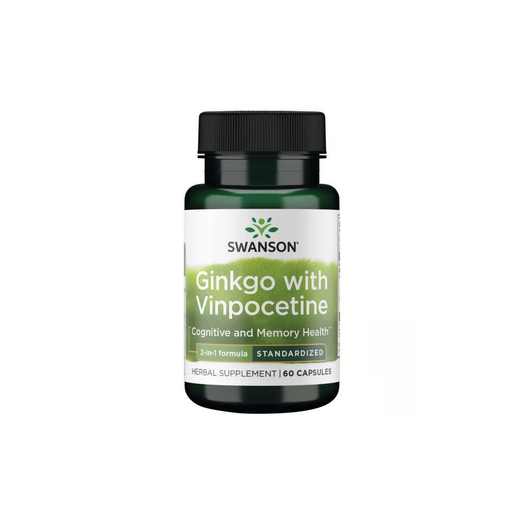 Ginkgo con Vinpocetina 60 Cápsulas