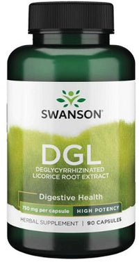 Thumbnail for Swanson DGL Deglycyrrhizinated Licorice - 750 mg 90 capsules.