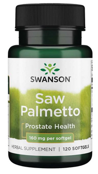 Thumbnail for Swanson Saw Palmetto - 160 mg 120 softgel capsules, for urinary tract and prostate health.
