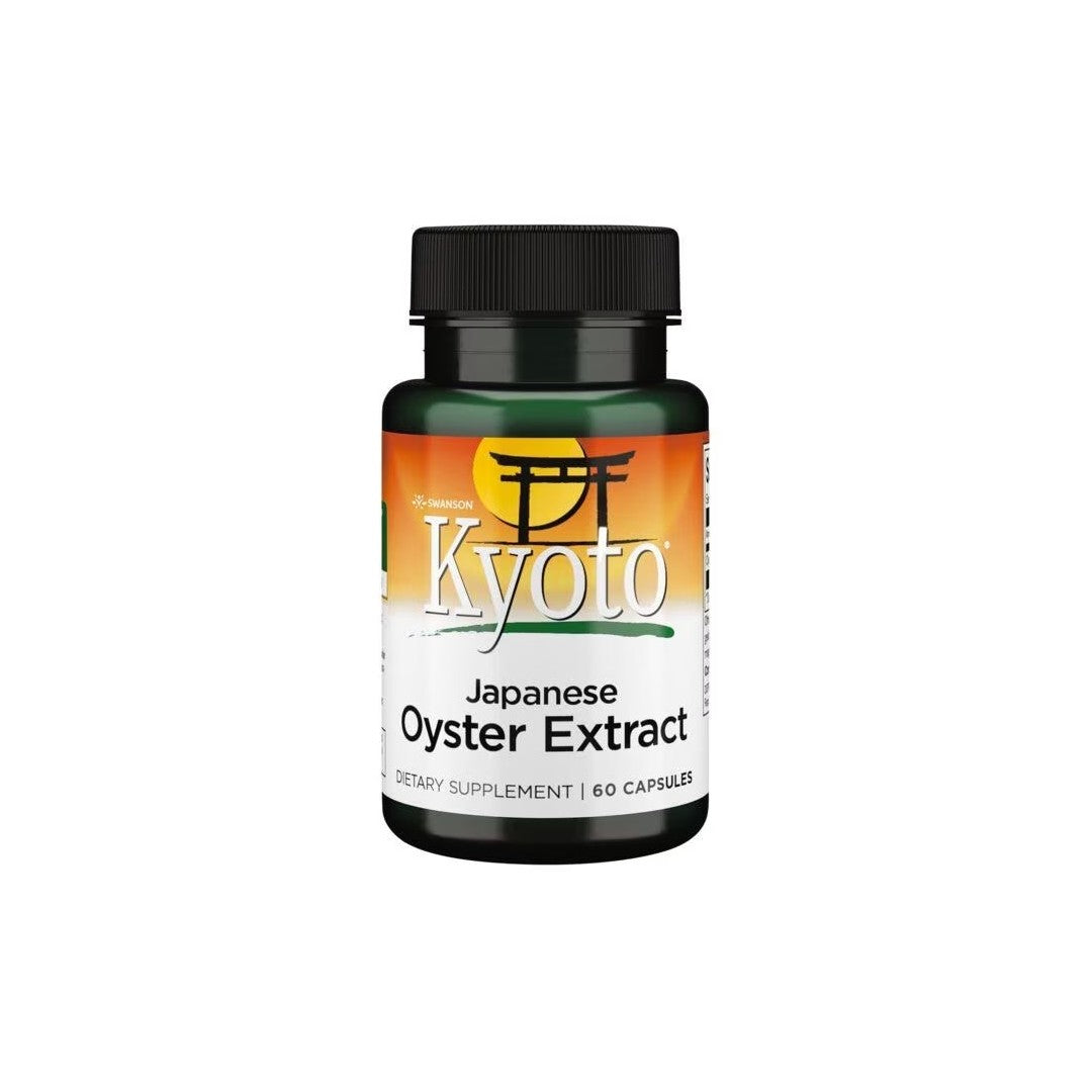 Japanese Oyster Extract 500 mg 60 Capsules - front