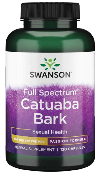 Swanson Catuaba Bark - 465 mg 120 capsules.