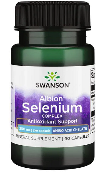 Selenium Complex - 200 mcg 90 capsules Albion Chelated - front 2