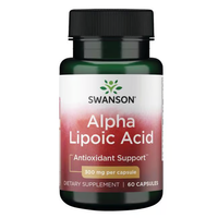 Thumbnail for Swanson's Alpha Lipoic Acid 300 mg comes in a bottle of 60 capsules, supporting antioxidant and cardiovascular health, making it a valuable part of your wellness regimen.