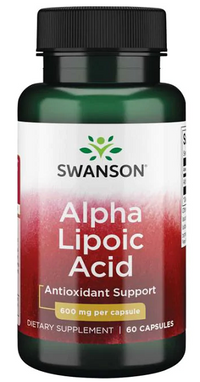 Thumbnail for Alpha Lipoic Acid - 600 mg 60 capsules - front 2