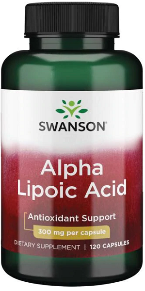 Swanson Alpha Lipoic Acid - 300 mg 120 capsules.