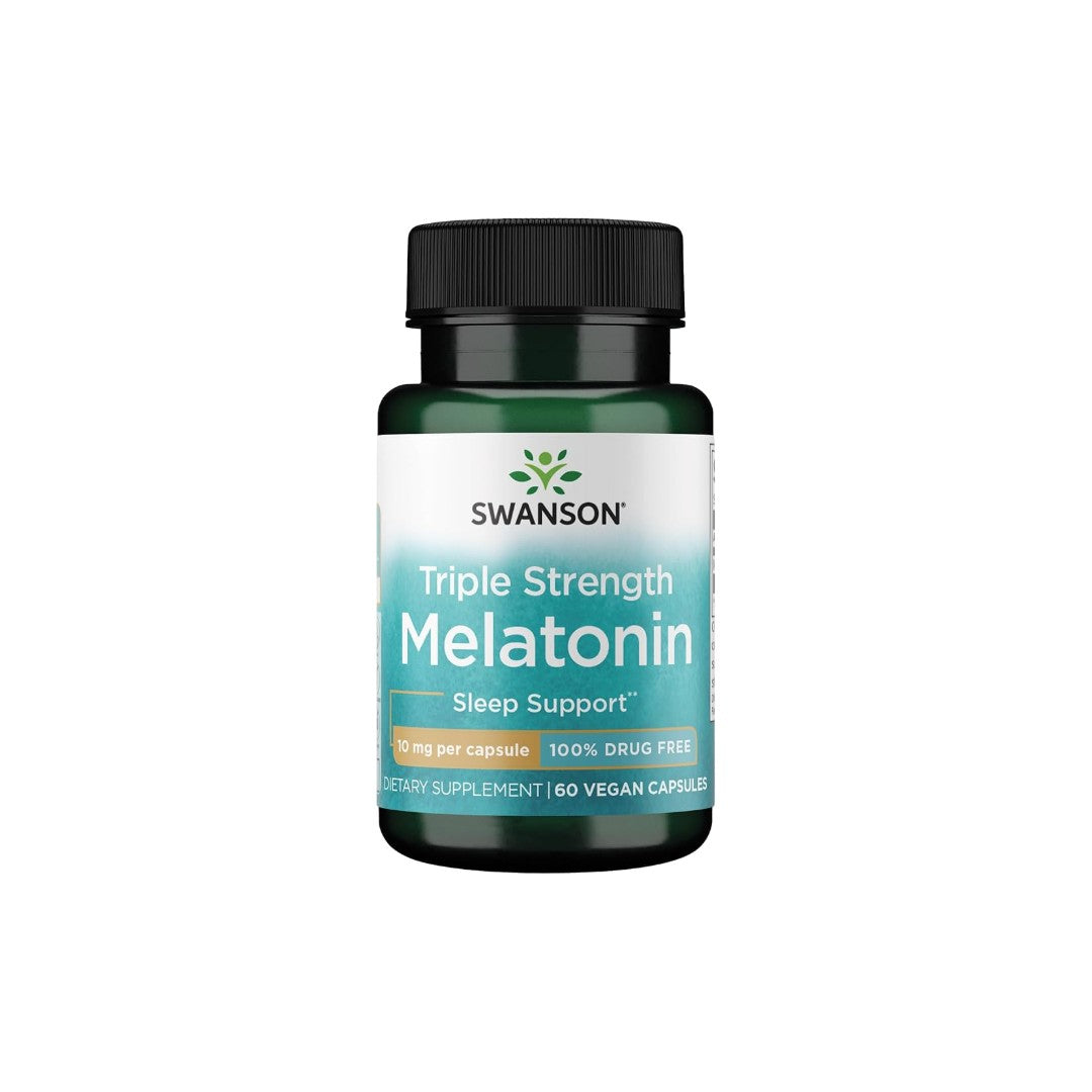Triple Strength Melatonin 10 mg 60 Vegan Capsules