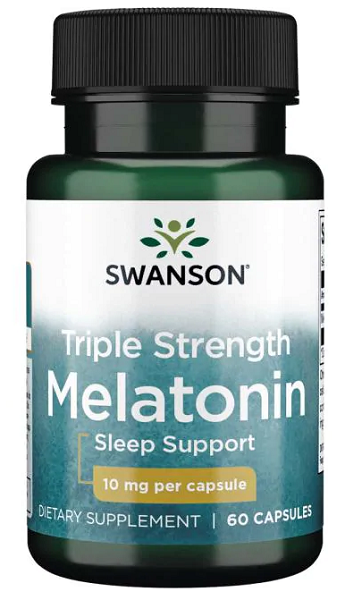 Swanson melatonin - 10 mg 60 capsules.