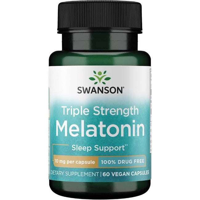 Triple Strength Melatonin 10 mg 60 Vegan Capsules
