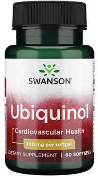 Thumbnail for Swanson offers Ubiquinol - 100 mg 60 softgel capsules to support cardiovascular strength with the power of CoQ10.