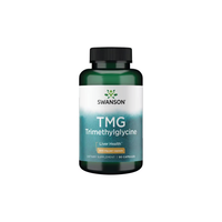 Thumbnail for Swanson TMG Trimethylglycine dietary supplement, offering liver health and cardiovascular support, comes in a bottle with 90 capsules, each containing 500 mg.