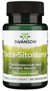Thumbnail for Dietary supplement with Swanson Beta-Sitosterol - 320 mg 30 vege capsules.