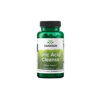 Thumbnail for A bottle of Swanson Uric Acid Cleanse 60 Veggie Capsules, labeled for urinary tract support.