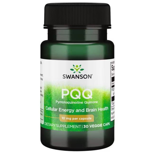 PQQ Pyrroloquinoline Quinone 10 mg 30 Veggie Capsules - front