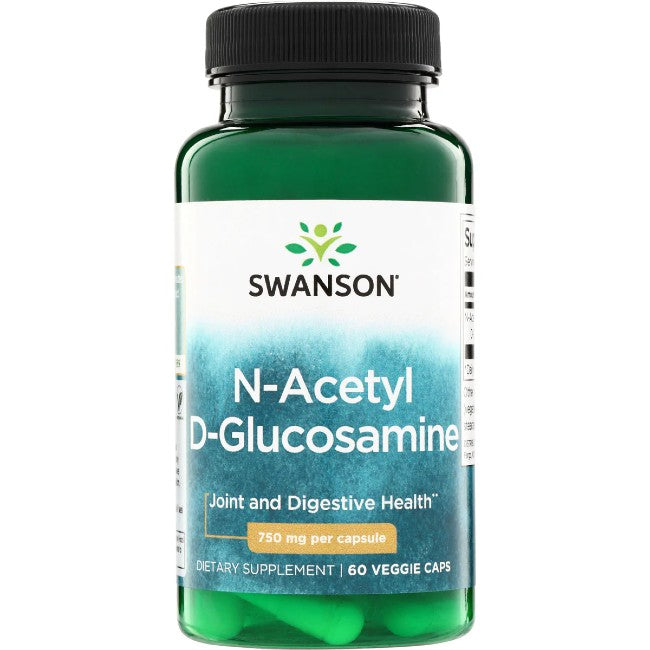 N-Acetyl D-Glucosamine 750 mg 60 Veggie Capsules