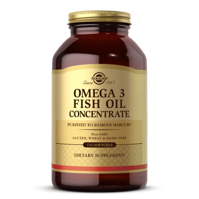 Omega-3 Fish Oil Concentrate 1000 mg 120 softgels - front 2
