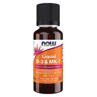 Thumbnail for Vitamin D3 62.5 mcg (2500 IU) & K2 MK-7 100 mcg 30 ml Liquid - front 2