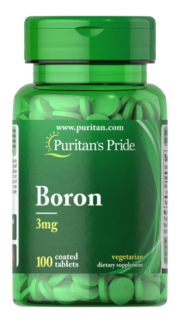 Boron 3 mg 100 coated tablets Vegetarian - front 2