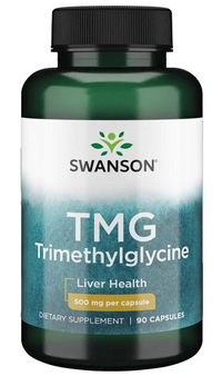Thumbnail for These Swanson TMG Trimethylglycine - 500 mg 90 capsules support liver function and detoxification.