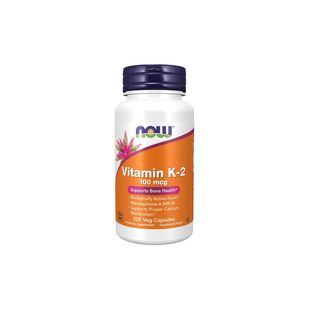 Vitamin K-2 100 mcg 100 Veggie-Kapseln Now Foods