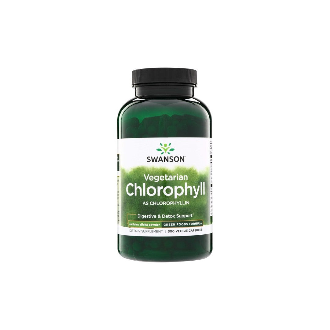 Vegetarisches Chlorophyll 300 Veggie-Kapseln Swanson Health Products