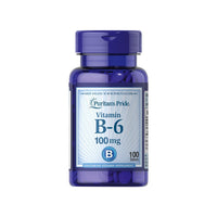 Thumbnail for Vitamin B-6 Pyridoxine 100 mg 100 tab - front